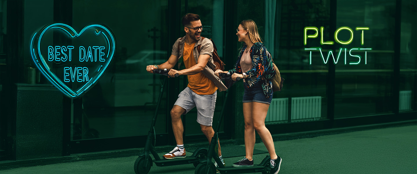 WYP Couple on Scooters