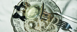 Valuables on the serving platter